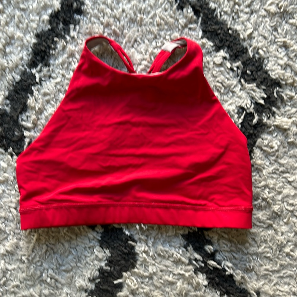 Red Energy bra size 10 lululemon